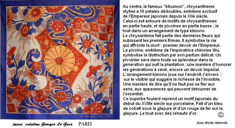 foulard Imari